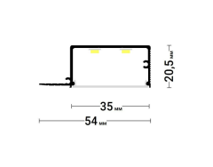 Контурный профиль Gips Kontur 01