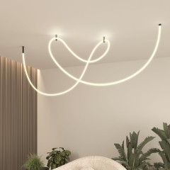 Гибкий неон 336Led 12W IP20 3000K Full light круглый теплый белый, 8 м 24V 12W 336Led 2835 IP20