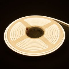 Светодиодный гибкий неон 24 В 10 Вт/м 120 Led/м 2835 IP65, дневной белый 4200K, 5м 24V 10W 120Led 2835 IP65