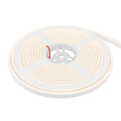 Светодиодный гибкий неон 24 В 10 Вт/м 120 Led/м 2835 IP65, дневной белый 4200K, 5м 24V 10W 120Led 2835 IP65