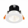 ST704.538.10 Св-к встр. Белый LED 1*10W 3000K 900Lm Ra>90 38° IP20 D80xH60 170-240V Встраиваемые светильники