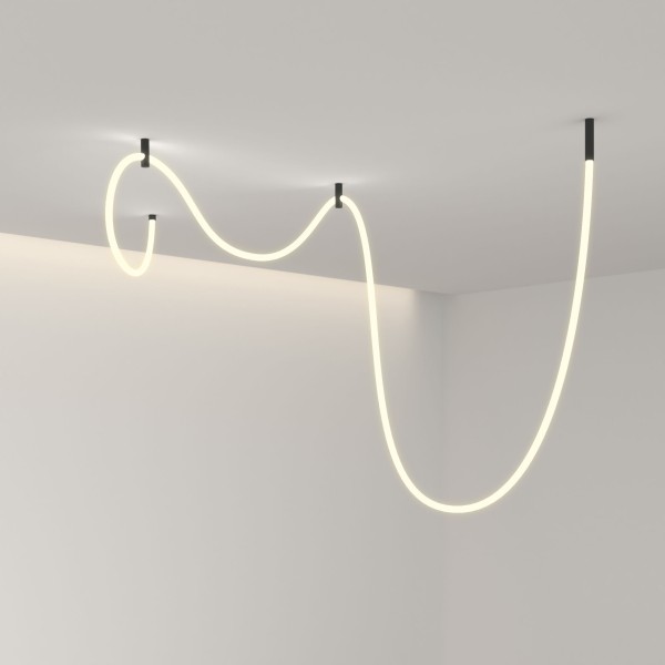 Гибкий неон 336Led 12W IP20 3000K Full light круглый теплый белый, 5 м 24V 12W 336Led 2835 IP20