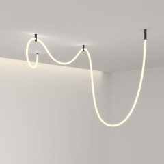 Гибкий неон 336Led 12W IP20 3000K Full light круглый теплый белый, 5 м 24V 12W 336Led 2835 IP20