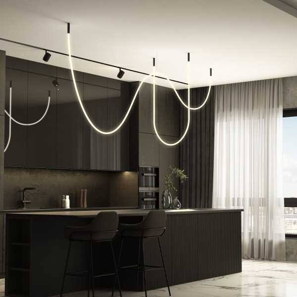 Гибкий неон 336Led 12W IP20 3000K Full light круглый теплый белый, 5 м 24V 12W 336Led 2835 IP20