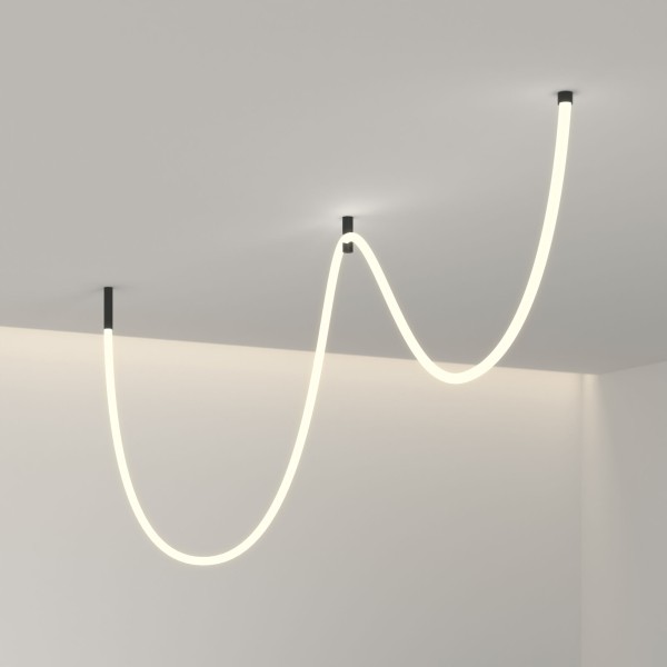 Гибкий неон 336Led 12W IP20 3000K Full light круглый теплый белый, 3 м 24V 12W 336Led 2835 IP20