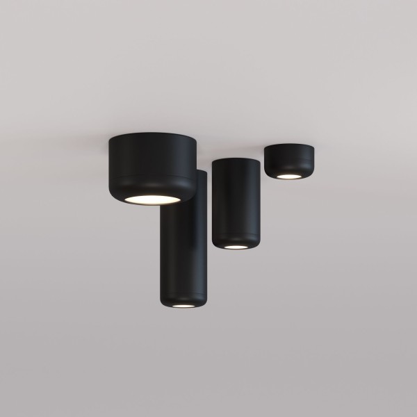 Светильник потолочный светодиодный 10W 4000K чёрный 25045/LED