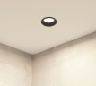 DK3103-BK Встраиваемый влагозащищенный светильник, IP 65, 10 Вт, GU5.3, LED, черный, пластик
