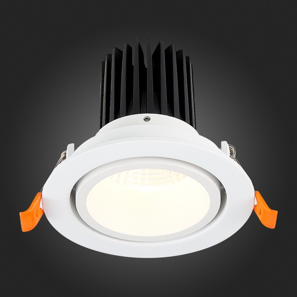 ST705.548.10 Св-к встр. Белый LED 1*10W 4000K 750Lm Ra>90 38° IP20 D102xH85 170-240V Встраиваемые светильники
