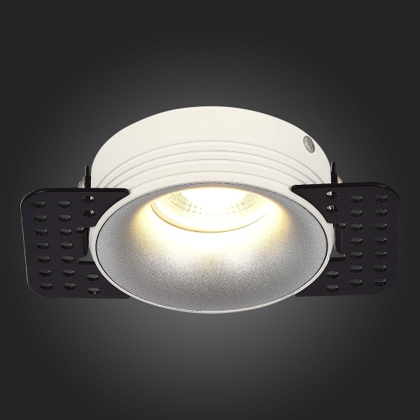 ST218.518.01 Св-к встр. Белый GU10 1*50W  IP20 D78xH30 165-265V Без ламп Встраиваемые светильники