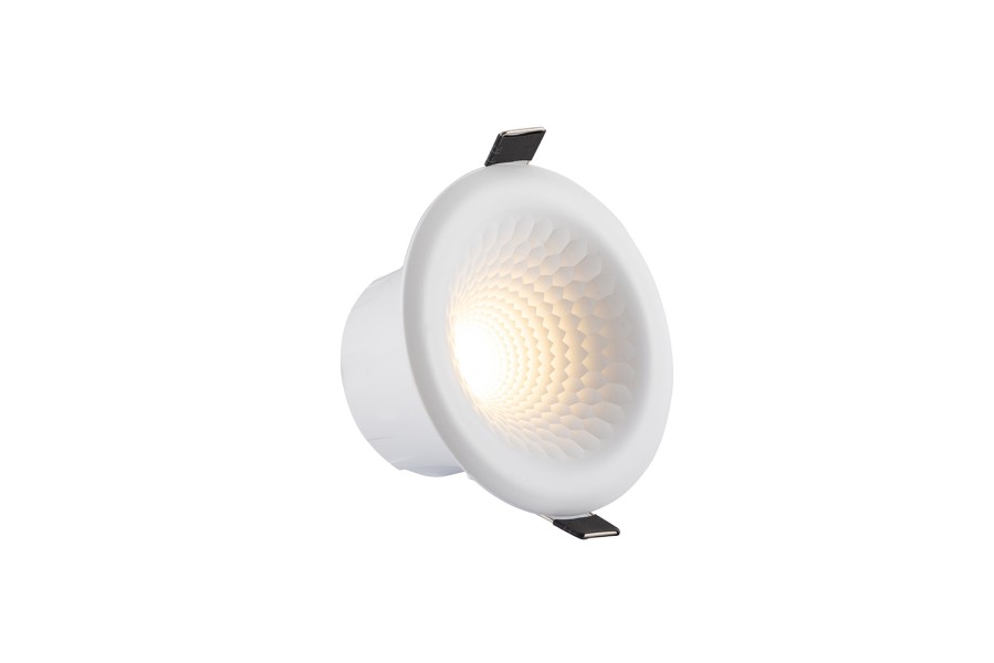 DK3400-WH Встраиваемый светильник, IP 20, 4Вт, LED, белый, пластик