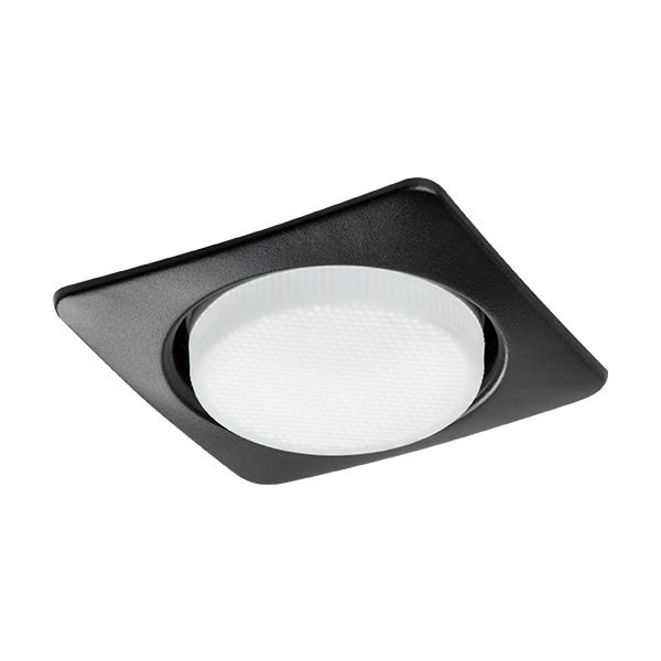 212127 Светильник TENSIO Q GX53 H4 220V SQUARE ЧЕРНЫЙ