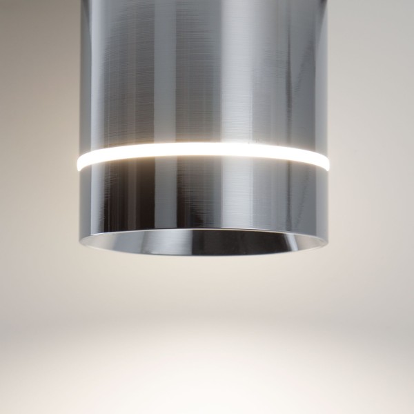 Накладной точечный светильник DLR021 9W 4200K хром