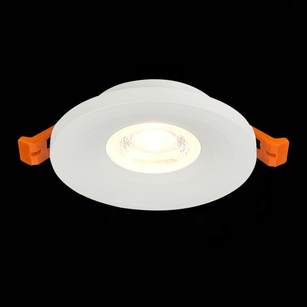 ST205.508.01 Св-к встр. Белый GU10 1*50W D95xH27 220V Без ламп Встраиваемые светильники