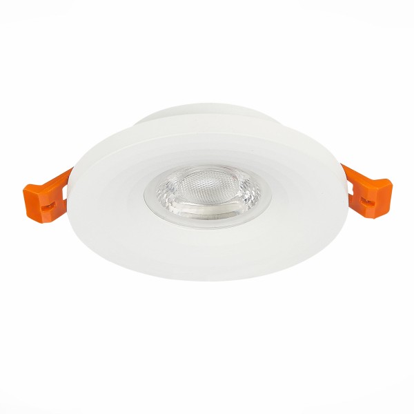 ST205.508.01 Св-к встр. Белый GU10 1*50W D95xH27 220V Без ламп Встраиваемые светильники