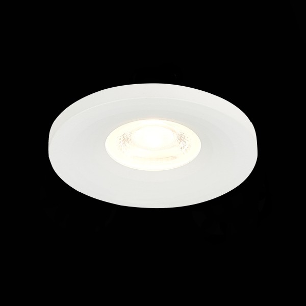 ST205.508.01 Св-к встр. Белый GU10 1*50W D95xH27 220V Без ламп Встраиваемые светильники