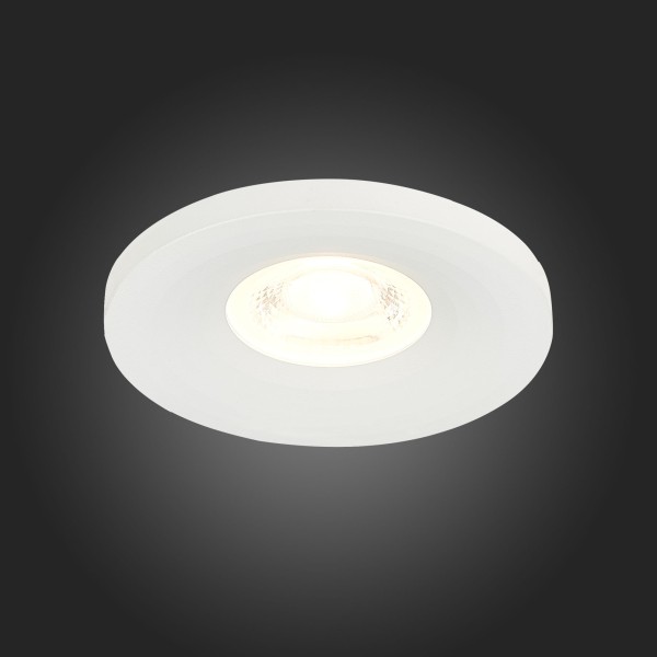 ST205.508.01 Св-к встр. Белый GU10 1*50W D95xH27 220V Без ламп Встраиваемые светильники