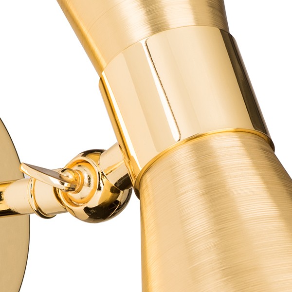 816611 Бра DUMO 1х40W E14 ЛАТУНЬ/ЗОЛОТО