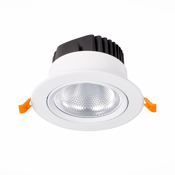 ST211.538.15.36 Св-к встр. Белый LED 1*15W 3000K 1 125Lm Ra80 36° IP20 D109xH65 220-240V Встраиваемые светильники