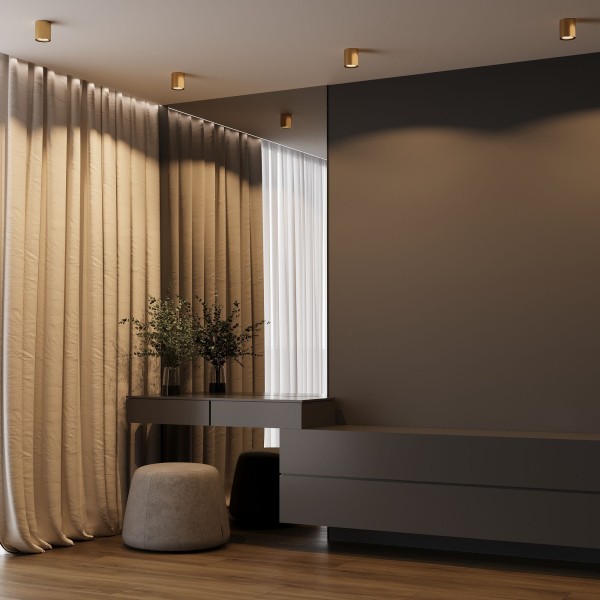 Светильник потолочный светодиодный Primo 12W 3000K латунь 25116/LED