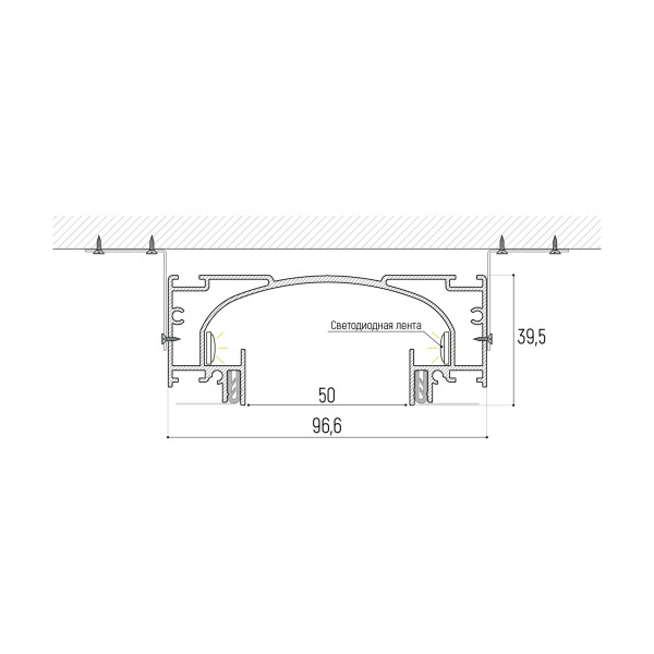 Световая линия SLOTT 2.0 ниша