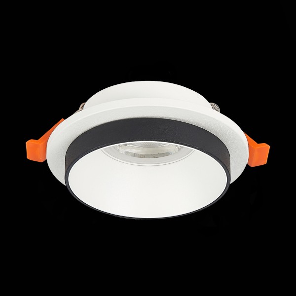 ST206.508.01 Св-к встр. Белый GU10 1*50W  D92xH38 220V Без ламп Встраиваемые светильники