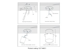 Светильник потолочный Crystal Lux CLT 048C BL