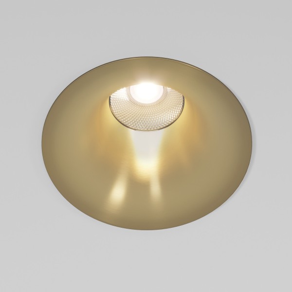 Светильник встраиваемый светодиодный Bliss 15W 4000K латунь 25070/LED