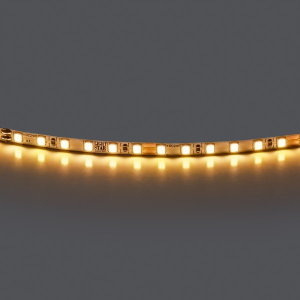 420503 Лента LIGHTSTAR LED 24V 12W 120leds/M 1600LM/M 3000K IP20 1шт = 5м