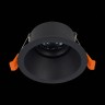 ST207.408.01 Св-к встр. Черный GU10 1*50W  D103xH52 220V Без ламп Встраиваемые светильники