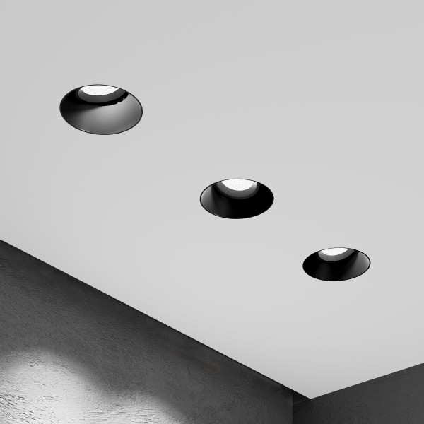 Светильник встраиваемый Renzo черный 25018/01