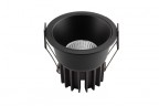 DK4400-BK Встраиваемый светильник, IP 20, 7 Вт, LED 3000, черный, алюминий