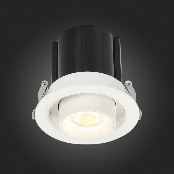 ST702.138.12 Св-к встр. Белый LED 1*12W 3000K 900Lm Ra80 24° IP20 D90xH92 180-240V Встраиваемые светильники