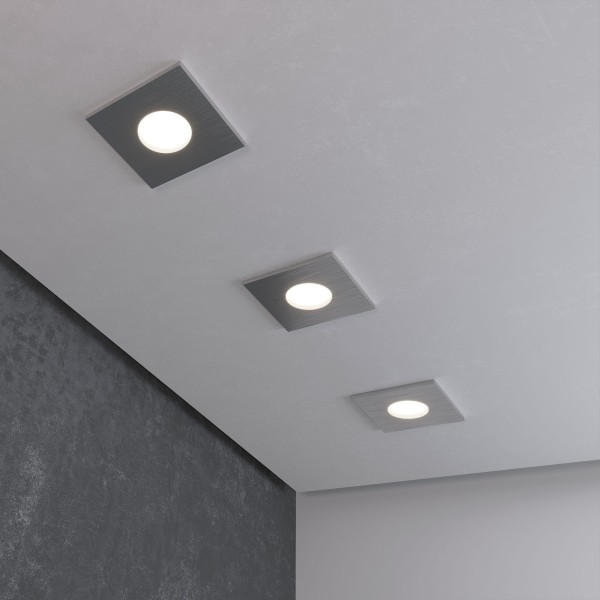 Встраиваемый точечный светильник 126 MR16 серебро