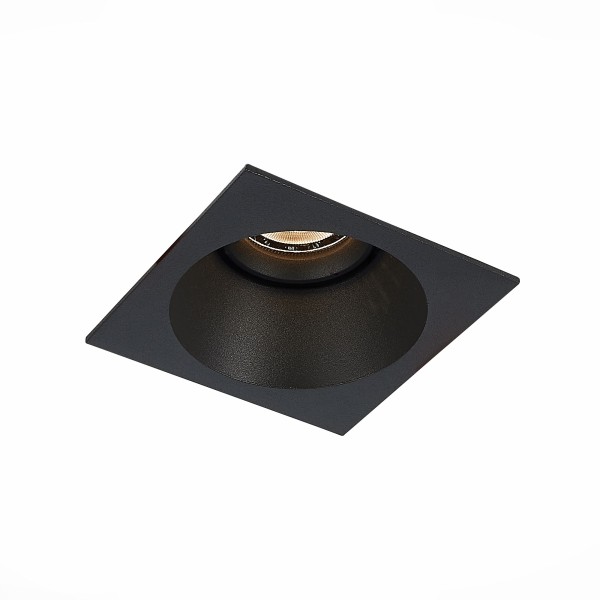 ST207.418.01 Св-к встр. Черный GU10 1*50W L103xW103xH52 220V Без ламп Встраиваемые светильники