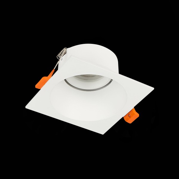 ST207.518.01 Св-к встр. Белый GU10 1*50W  L103xW103xH52 220V Без ламп Встраиваемые светильники