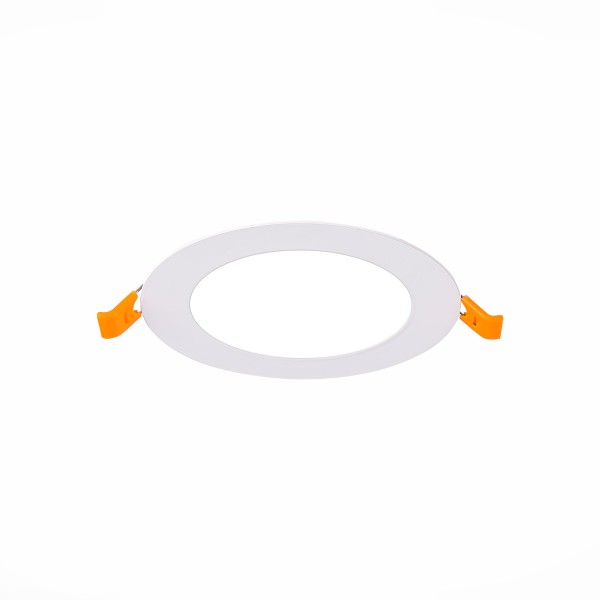 ST209.548.06 Св-к встр. Белый LED 1*6W 4000K 370Lm Ra80 110° IP20 D120xH8 90-265V Встраиваемые светильники