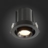 ST702.338.12 Св-к встр. Черный LED 1*12W 3000K 900Lm Ra80 24° IP20 D90xH92 180-240V Встраиваемые светильники