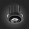 ST702.338.12 Св-к встр. Черный LED 1*12W 3000K 900Lm Ra80 24° IP20 D90xH92 180-240V Встраиваемые светильники