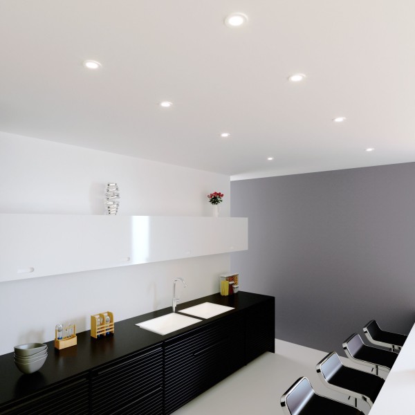 Встраиваемый точечный светильник 125 MR16 белый матовый