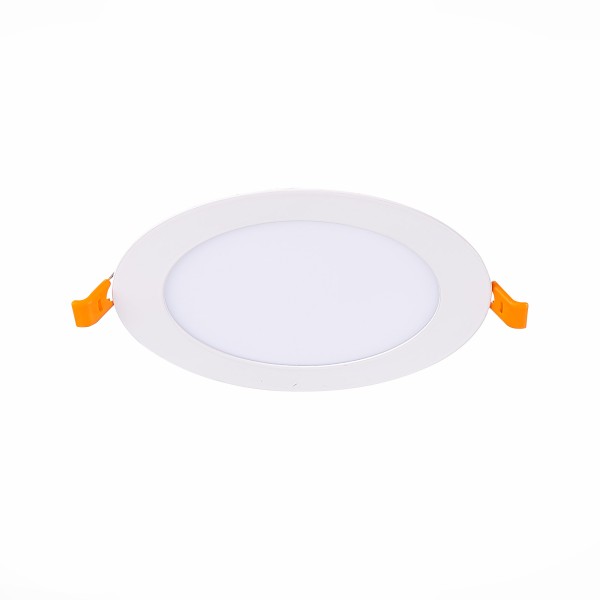 ST209.538.09 Св-к встр. Белый LED 1*9W 3000K 585Lm Ra80 110° IP20 D145xH8 90-265V Встраиваемые светильники