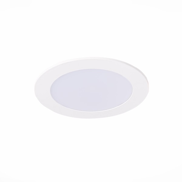 ST209.538.09 Св-к встр. Белый LED 1*9W 3000K 585Lm Ra80 110° IP20 D145xH8 90-265V Встраиваемые светильники