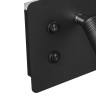 808557 Бра MURO 4,5W+3W LED 360LM+240LM ЧЕРНЫЙ 3000K