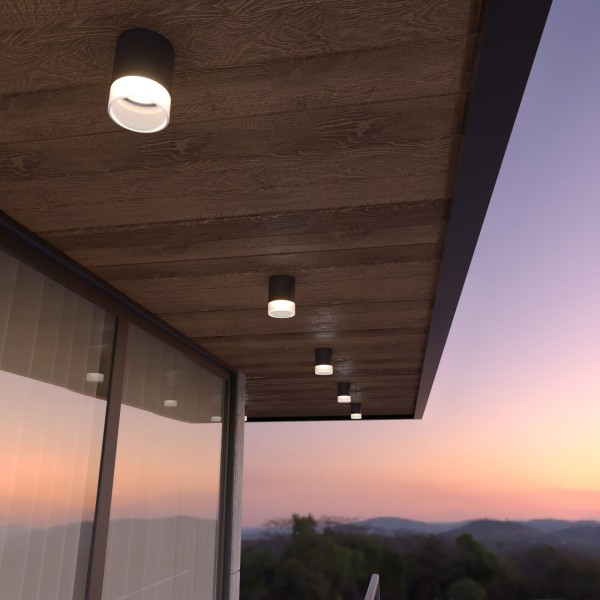 Уличный потолочный светильник Light LED 2107 IP54 35140/H черный