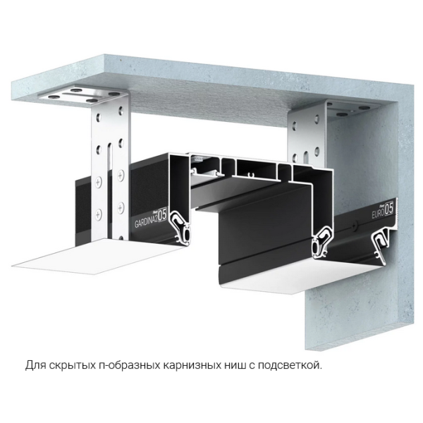 Карнизный профиль Gardina2 05 ОКОП двухрядный ПФ3255