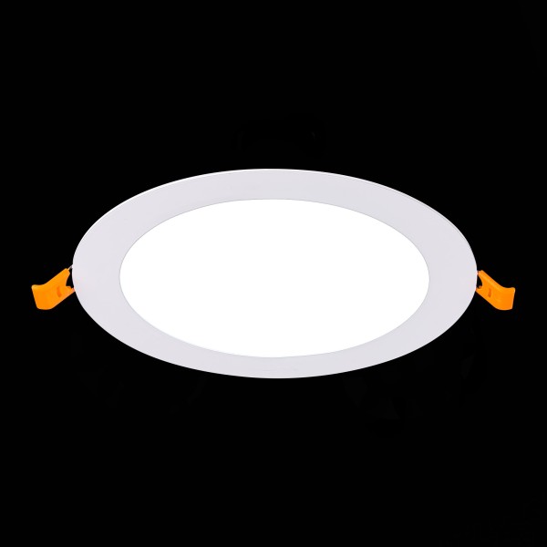 ST209.538.12 Св-к встр. Белый LED 1*12W 3000K 816Lm Ra80 110° IP20 D170xH8 90-265V Встраиваемые светильники