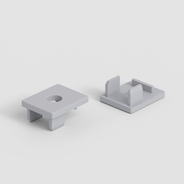 Заглушки для встраиваемого алюминиевого профиля для подсветки ступеней LL-2-ALP025 (2 шт.) ZLL-2-ALP025