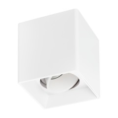 052066 Светильник PVC RETTANGO GU10 БЕЛЫЙ