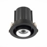 ST702.448.12 Св-к встр. Черный LED 1*12W 4000K 900Lm Ra80 24° IP20 D90xH92 180-240V Встраиваемые светильники