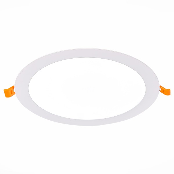 ST209.538.18 Св-к встр. Белый LED 1*18W 3000K 1 296Lm Ra80 110° IP20 D225xH8 90-265V Встраиваемые светильники