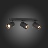 SL597.401.03 Спот ST-Luce Черный, Хром/Черный GU10 LED 3*3W Потолочные светильники